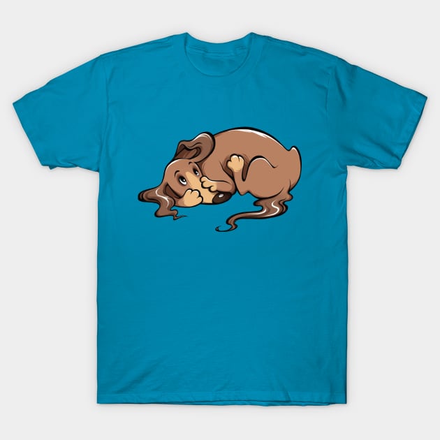 Sad puppy T-Shirt by mariamar